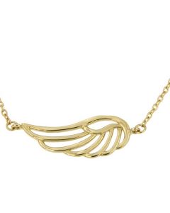 Halsband 'Ängel vinge' i 14k guld