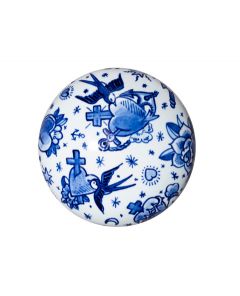 Miniurna 'True Love' | Delftsblå keramik