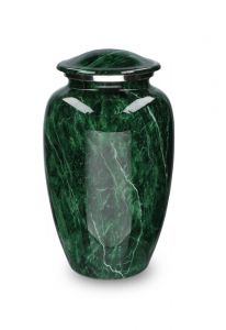 Modern urna 'Elegance' i grön naturstenslook