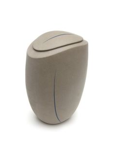 Handgjord keramikurna