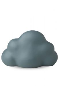 Mini keramikurna blått moln
