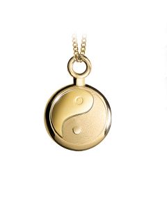 Minnesmycke Yin Yang guld