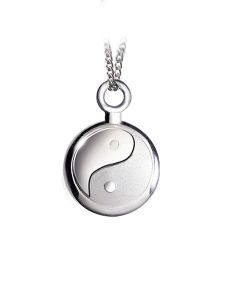 Minnesmycke Yin Yang silver