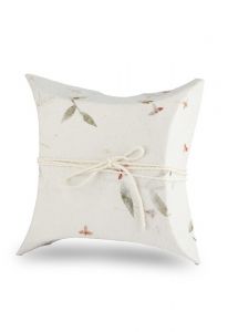 Liten biologisk havsurna med blommotiv