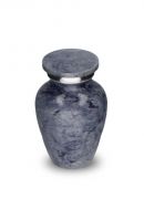Modern liten urna 'Elegance' i lila naturstenslook
