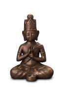 Buddha urna  Dai Nichi med värmeljus