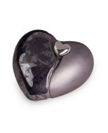 Mini keramikurna 'Hjärta' och magnetisk hjärta
