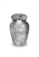 Modern liten urna 'Elegance' i grå naturstenslook